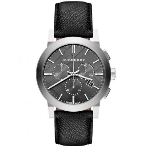 burberry mens chronograph watch with beat check strap|burberry watches official website.